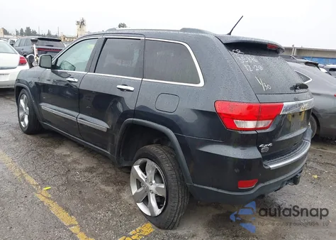 2013 Jeep Grand Cherokee Overland z USA, uszkodzony, nr VIN 1C4RJFCT2DC525188